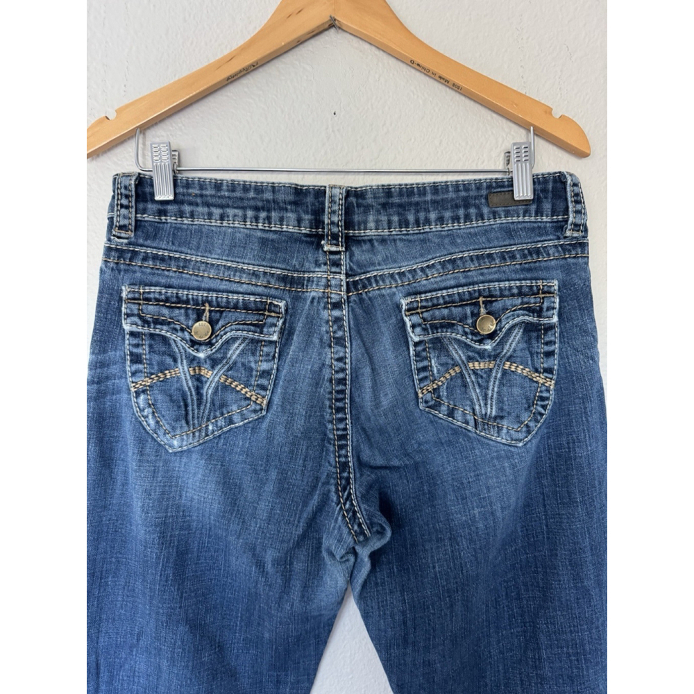 KUT From The Kloth Jeans 10 Womens Blue Denim Mid Rise Straight Leg Medium Wash - Picture 4 of 8